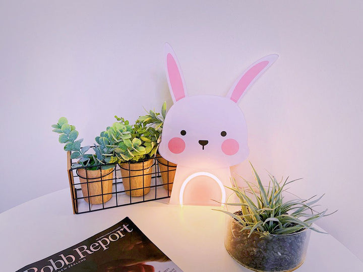Hand Made Rabbit Neon Sign For Lunar New Year