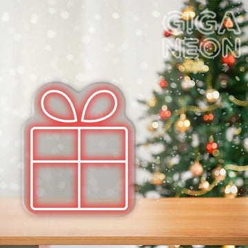 CHRISTMAS NEON SIGNS - GIFT ICON 01 - GIGA NEON