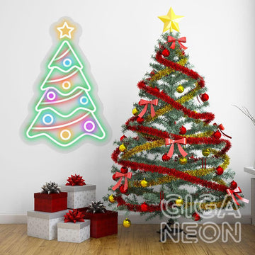 CHRISTMAS NEON SIGNS - CHRISTMAS TREE - GIGA NEON