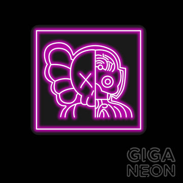 Kaws Neon Sign 1008 1000 x 1000mm - GIGA NEON