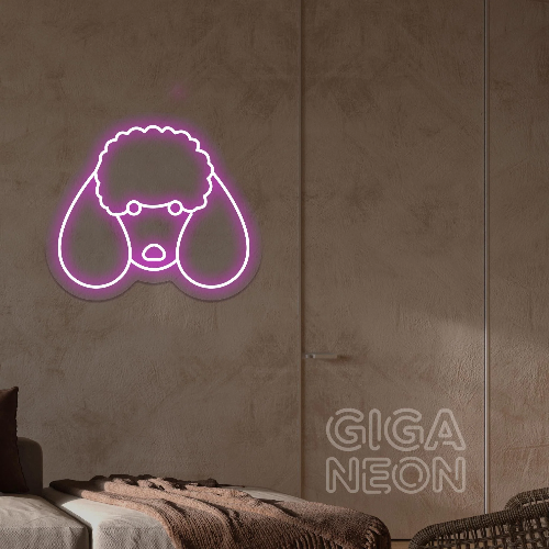 Animal Neon Sign - Poodle
