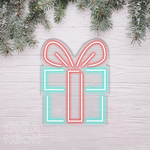 CHRISTMAS NEON SIGNS - GIFT ICON 02