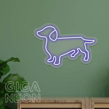 Animal Neon Sign - Dachshung - GIGA NEON