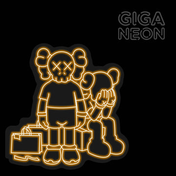 Kaws Neon Sign 1005  1000 x 1000mm - GIGA NEON