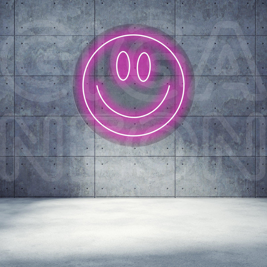 Emoji - Happy Emoji Neon Sign - GIGA NEON