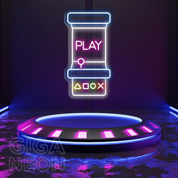 Gaming Neon Sign - Game Machine - GIGA NEON