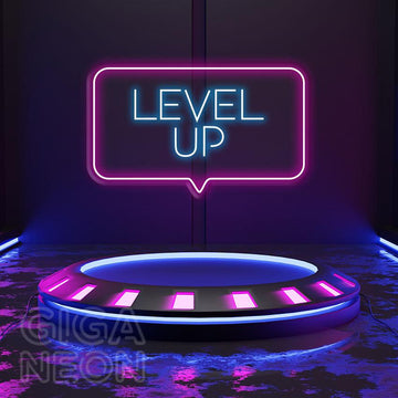 Gaming Neon Sign - Level Up - GIGA NEON