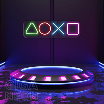 Gaming Neon Sign - Game Icon - GIGA NEON