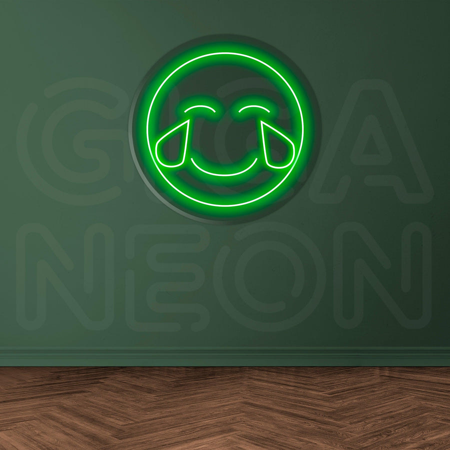 Emoji - Tears of Joy Emoji Neon Sign - GIGA NEON