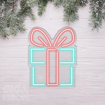 CHRISTMAS NEON SIGNS - GIFT ICON 02 - GIGA NEON